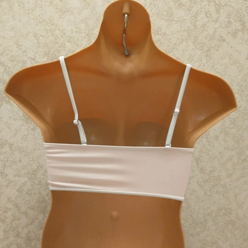 SHEIN Light Pink Bikini Top